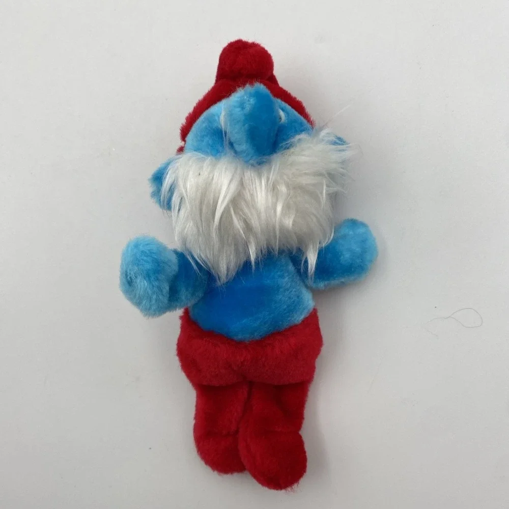 Papa Smurf Vintage 1981‎ Peyo Wallace Berrie Stuffed Animal Plush Toy 8